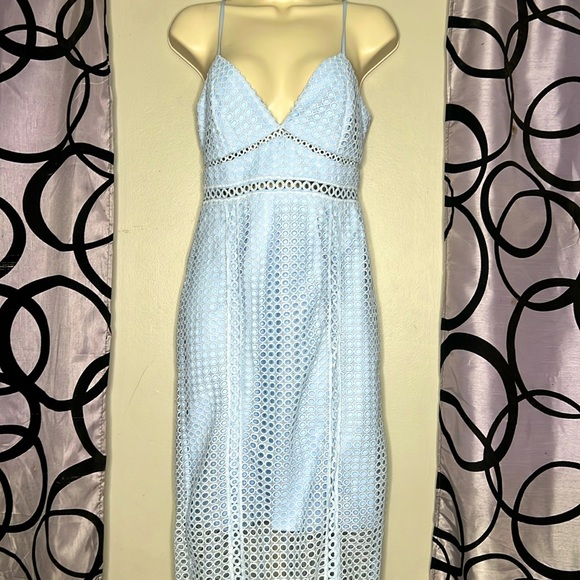 Bardot Dresses & Skirts - Bardot Lace/Eyelet Midi Pencil Dress! Sz 6